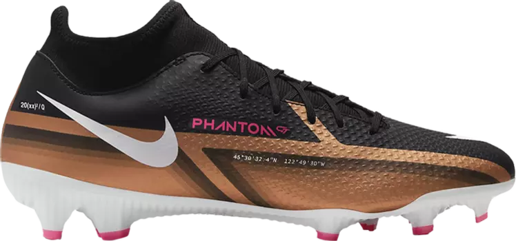 Бутсы Nike Phantom GT2 Academy DF MG 'Generation Pack', золотой