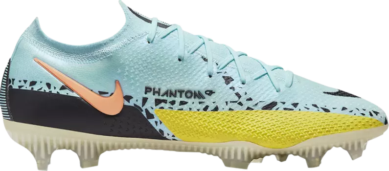 Бутсы Nike Phantom GT2 Elite FG 'Glacier Ice Yellow Strike, синий