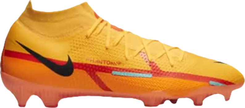 Бутсы Nike Phantom GT 2 Pro DF FG 'Laser Orange Bright Crimson', оранжевый