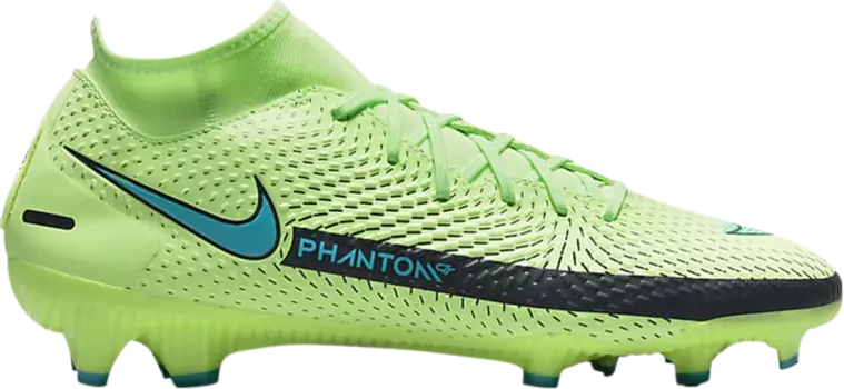Бутсы Nike Phantom GT Academy DF MG 'Lime Glow', зеленый