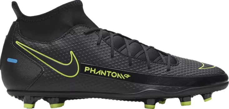 Бутсы Nike Phantom GT Club DF MG 'Black Cyber', черный