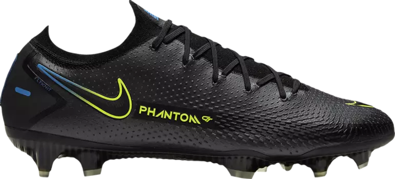 Бутсы Nike Phantom GT Elite FG 'Black Cyber', черный