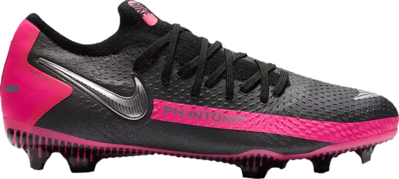 Бутсы Nike Phantom GT Pro FG GS 'Black Pink Blast', черный