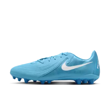 Бутсы Nike Phantom GX 2 Academy AG Low-Top Soccer Cleats, цвет Blue Fury/White