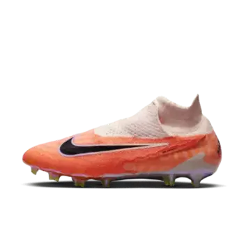 Бутсы Nike Phantom GX Elite Firm-Ground High-Top Soccer Cleats, цвет Guava Ice/Black