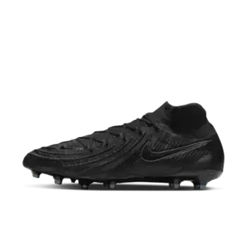 Бутсы Nike Phantom Luna 2 Elite AG High-Top Soccer Cleats, цвет Black/Deep Jungle/Black