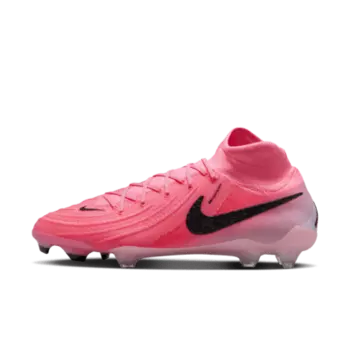 Бутсы Nike Phantom Luna 2 Elite FG High-Top Soccer Cleats, цвет Sunset Pulse/Black