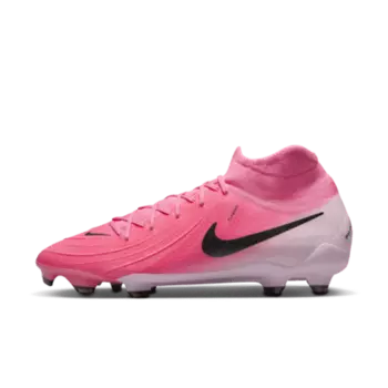 Бутсы Nike Phantom Luna 2 Pro FG High-Top Soccer Cleats, цвет Sunset Pulse/Black