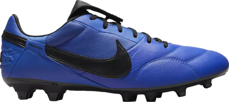 Бутсы Nike Premier 3 FG 'Hyper Royal Black', синий