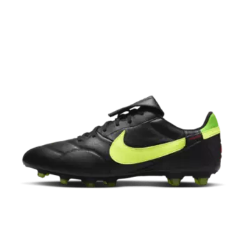 Бутсы Nike Premier 3 FG Low-Top Soccer Cleats, цвет Black/Green Strike/Bright Crimson/Volt