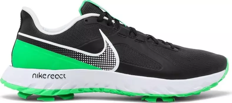 Бутсы Nike React Infinity Pro 'Black Green Spark', черный