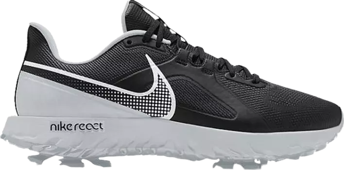 Бутсы Nike React Infinity Pro Wide 'Black Metallic Platinum', черный