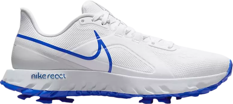 Бутсы Nike React Infinity Pro Wide 'White Racer Blue', белый