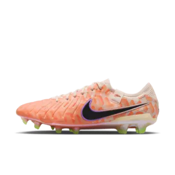 Бутсы Nike Tiempo Legend 10 Elite Firm-Ground Low-Top Soccer Cleats, цвет Guava Ice/Black