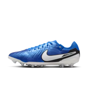 Бутсы Nike Tiempo Legend 10 Pro Artificial-Grass Low-Top Soccer Cleats, цвет Soar/White