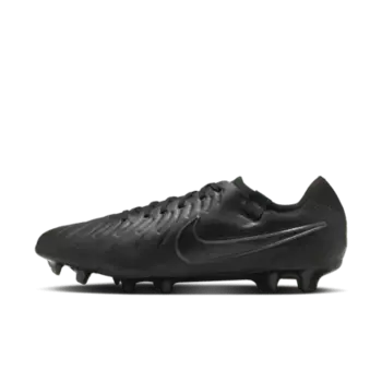 Бутсы Nike Tiempo Legend 10 Pro Firm-Ground Low-Top Soccer Cleats, цвет Black/Deep Jungle/Black
