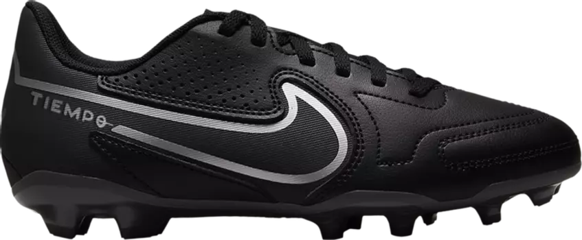 Бутсы Nike Tiempo Legend 9 Club MG GS 'Black Anthracite', черный