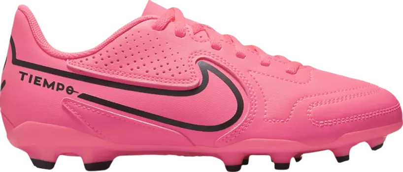 Бутсы Nike Tiempo Legend 9 Club MG GS 'Racer Pink', розовый