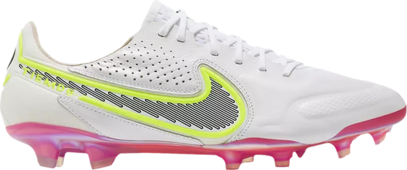 Бутсы Nike Tiempo Legend 9 Elite FG 'Rawdacious', белый
