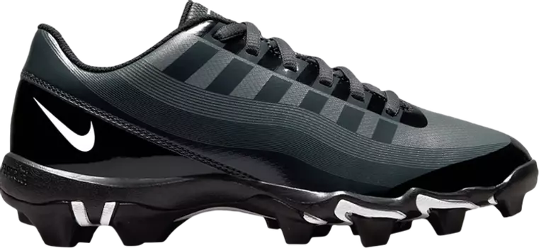 Бутсы Nike Vapor Edge Shark GS 'Black Dark Smoke Grey', черный