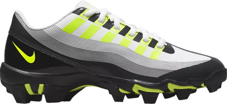 Бутсы Nike Vapor Edge Shark GS 'Volt Smoke Grey', зеленый