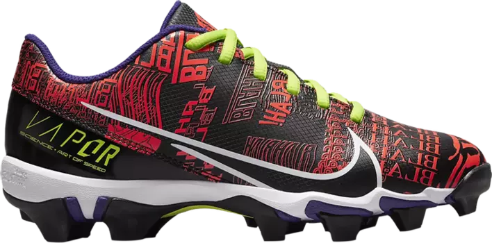 Бутсы Nike Vapor Edge Shark OBJ GS 'Shark And Snake Print', черный