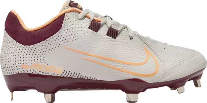 Бутсы Nike Wmns Hyperdiamond 4 Pro 'Iron Ore Beetroot', кремовый