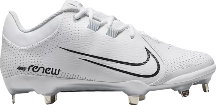 Бутсы Nike Wmns Hyperdiamond 4 Pro, черно-белый