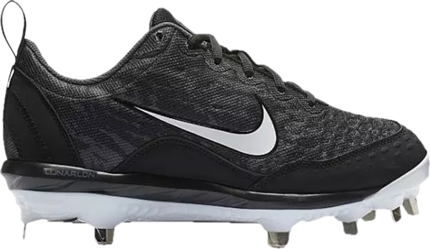 Бутсы Nike Wmns Lunar Hyperdiamond 2 Pro 'Black', черный