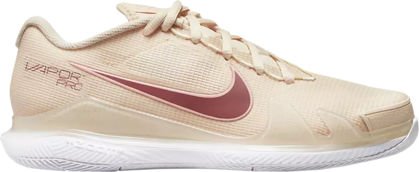 Бутсы Nike Wmns NikeCourt Air Zoom Vapor Pro 'Pearl White Bleached Coral', кремовый