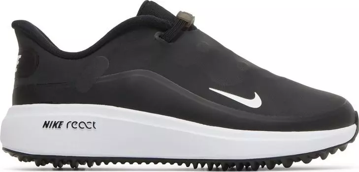 Бутсы Nike Wmns React Ace Tour 'Black Metallic Dark Grey', черный
