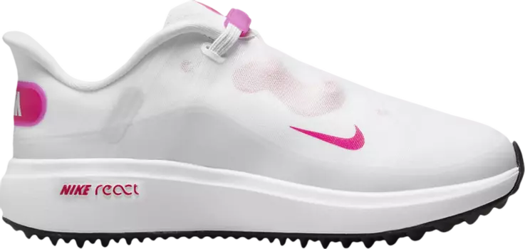 Бутсы Nike Wmns React Ace Tour 'White Pink Prime', белый