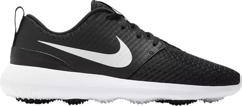 Бутсы Nike Wmns Roshe Golf 'Black Metallic White', черный