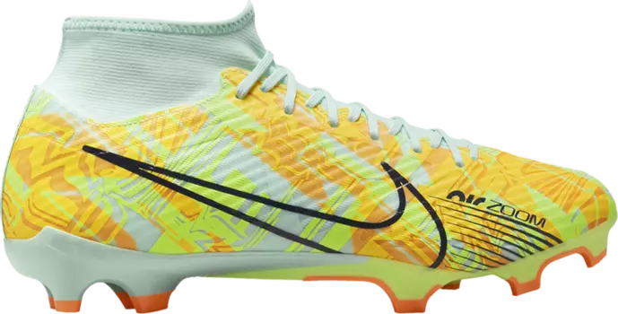 Бутсы Nike Zoom Mercurial Superfly 9 Academy MG 'Bonded Pack', зеленый