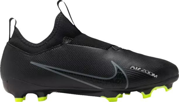 Бутсы Nike Zoom Mercurial Vapor 15 Academy MG GS 'Black Volt', черный