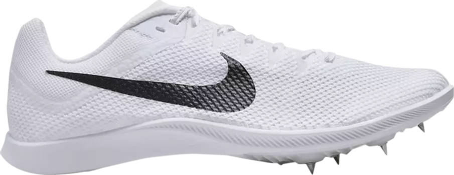 Бутсы Nike Zoom Rival Distance 'White Black', белый