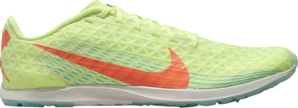 Бутсы Nike Zoom Rival Waffle 5 'Barely Volt Hyper Orange', зеленый
