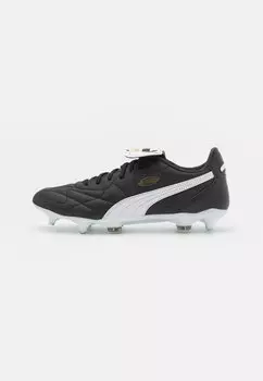 Бутсы Puma KING TOP MXSG, цвет Black/White/Gold