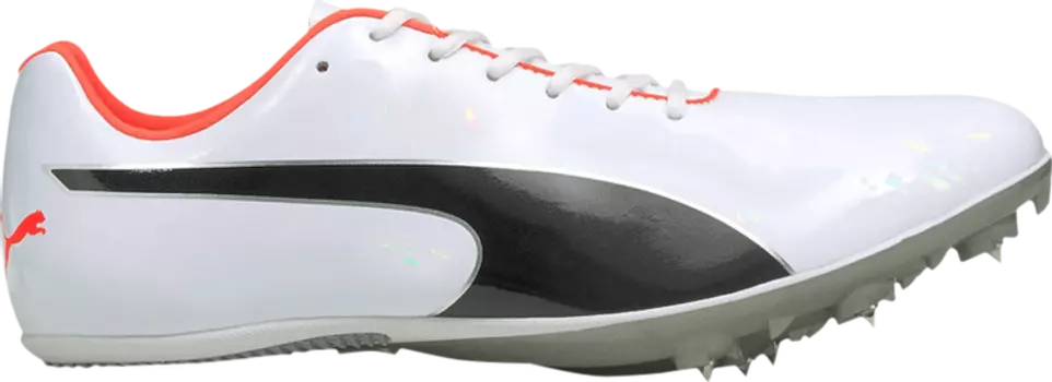 Бутсы Puma evoSpeed Sprint 10 White Black, белый