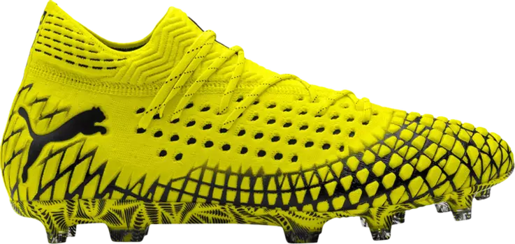 Бутсы Puma Future 4.1 Netfit FG AG Rush Pack, желтый