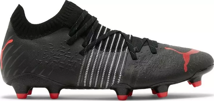 Бутсы Puma Future Z 1.2 FG AG Black Sunblaze, черный