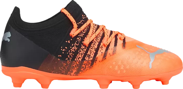 Бутсы Puma Future Z 2.3 FG AG Jr Neon Citrus Black, оранжевый