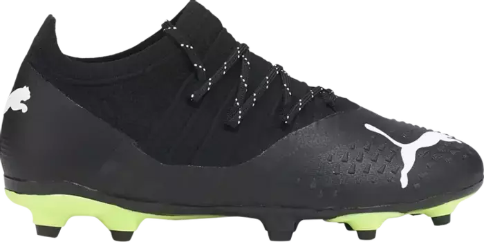 Бутсы Puma Future Z 2.3 FG AG Jr Black Fizzy Light, черный