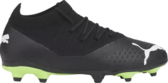 Бутсы Puma Future Z 3.3 FG AG Jr Black Fizzy Light, черный