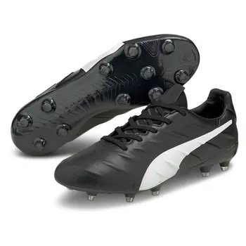 Бутсы Puma King Platinum 21 FG Platinium, черный