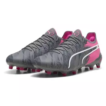 Бутсы Puma King Ultimate Rush FG/AG, серый