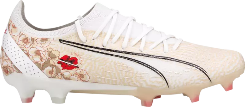 Бутсы Puma Liberty Of London x Wmns Ultra FG AG Floral, белый