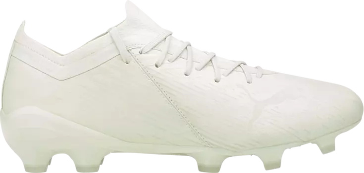Бутсы Puma Ultra 1.2 Lazertouch FG AG Triple White, белый