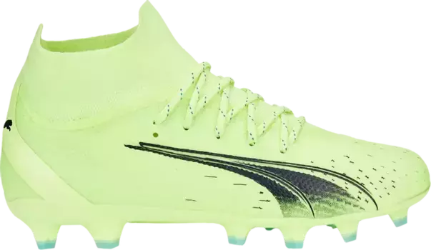 Бутсы Puma Ultra Pro FG AG Jr Fastest Pack, зеленый