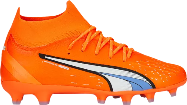 Бутсы Puma Ultra Pro FG AG Jr Supercharge Pack, оранжевый